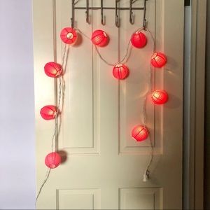 Pink Paper Lantern Lights